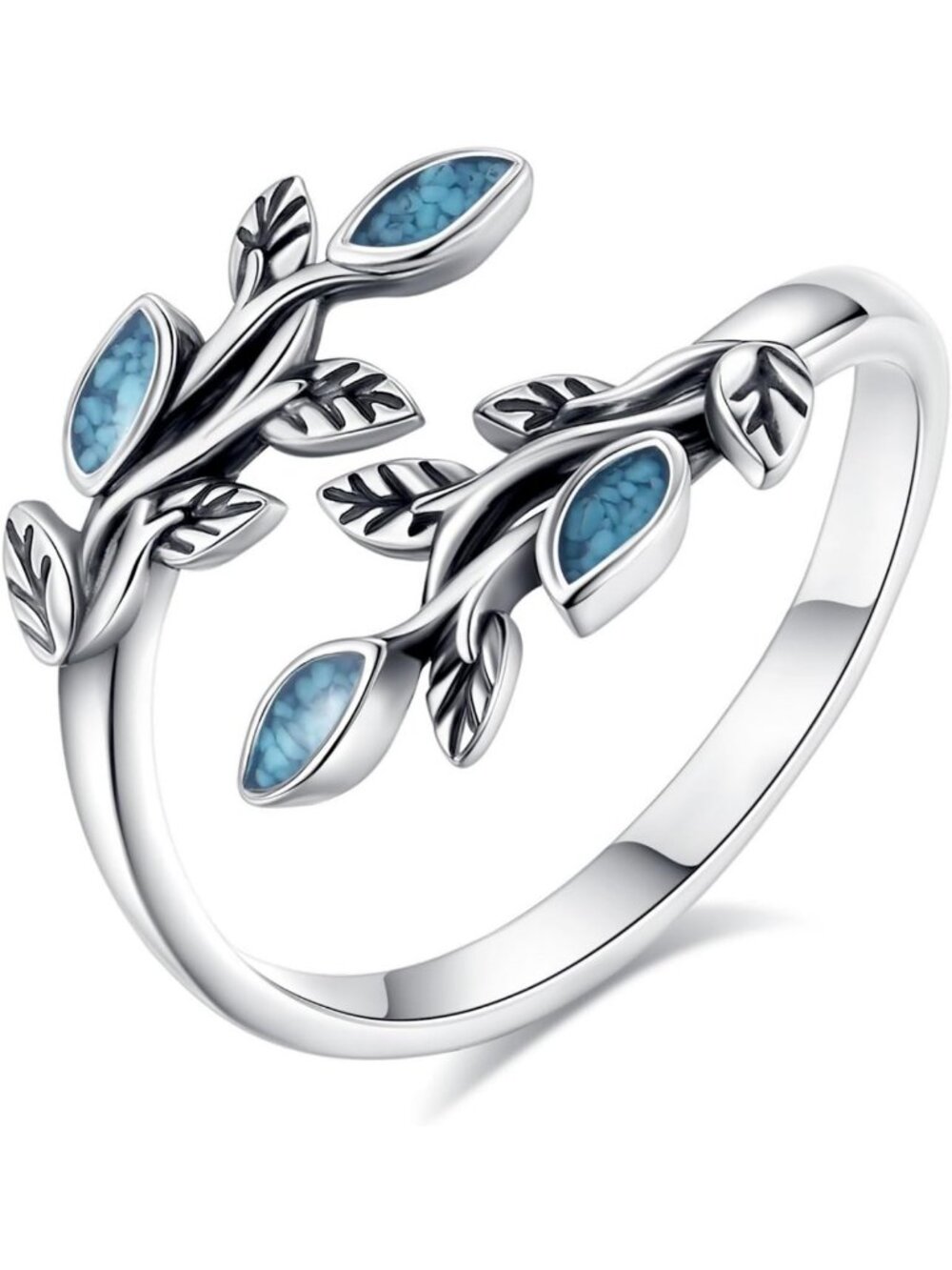 925 Sterling Silver Adjustable Open Rings for Women & Men - Gift Box Included